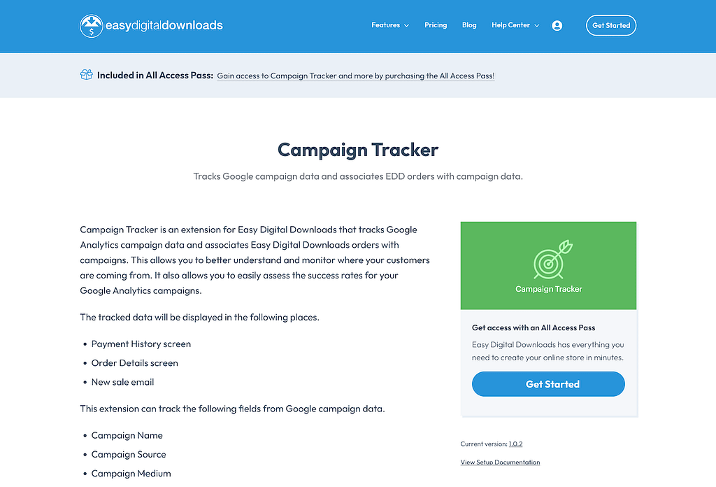 Edd campaign tracker