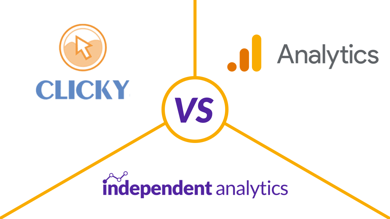 Clicky VS Google Analytics VS Independent Analytics