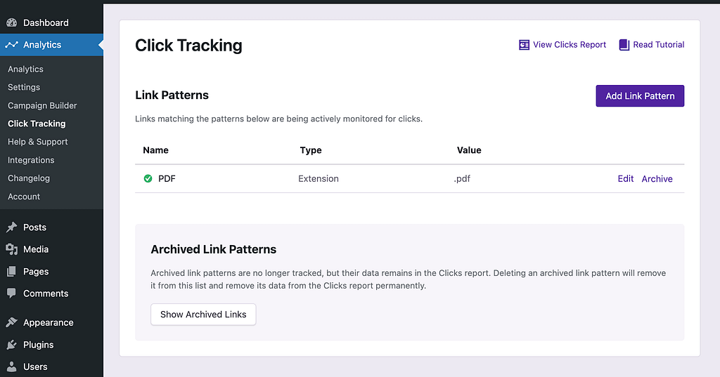 Tracking PDF clicks