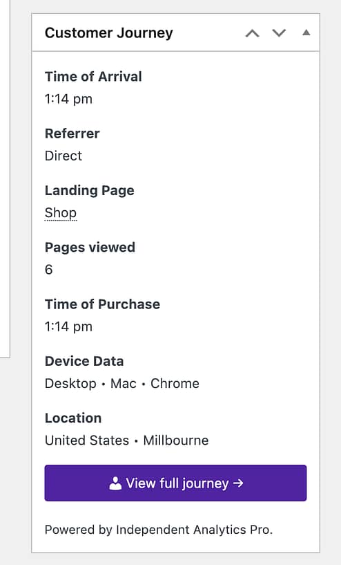 Order referrer box