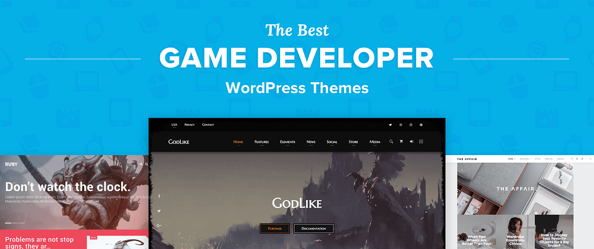 Game Developer Wordpress Themes