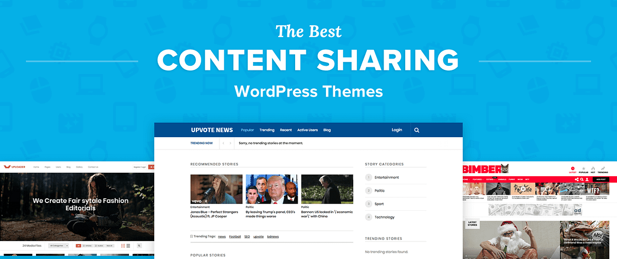 Content Sharing WordPress Themes