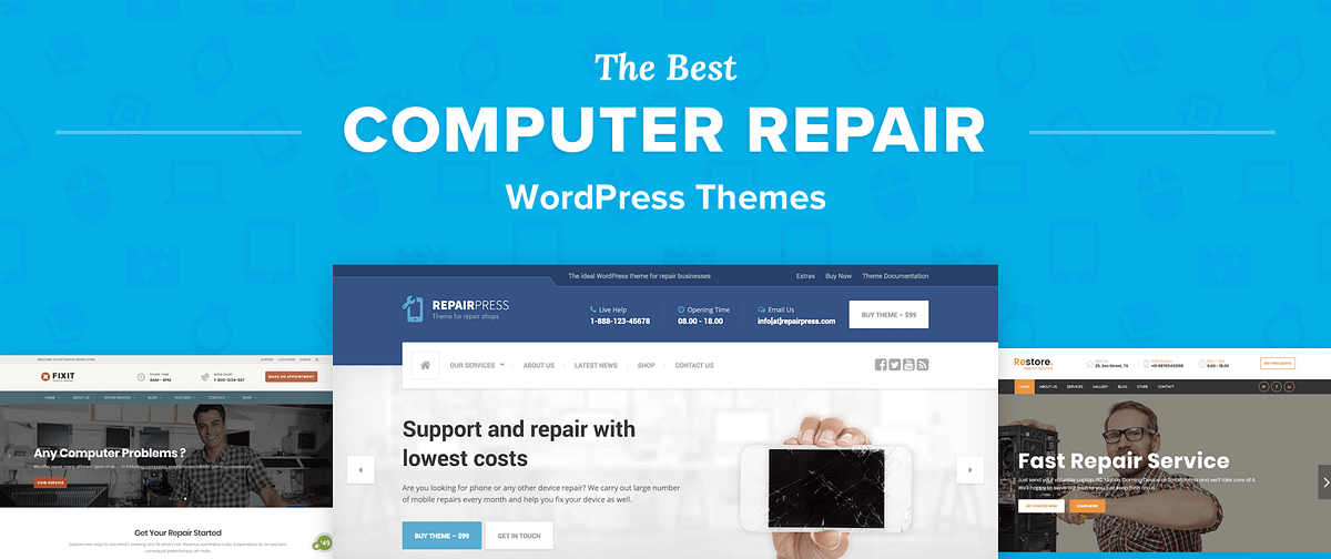 Computer Repair WordPress Themes