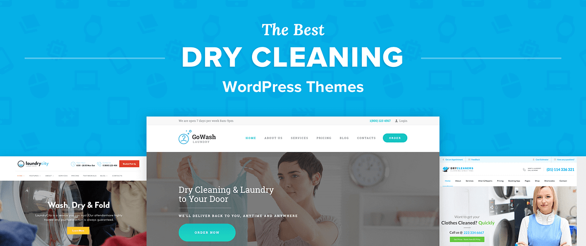 Dry Cleaning Wordpress Themes