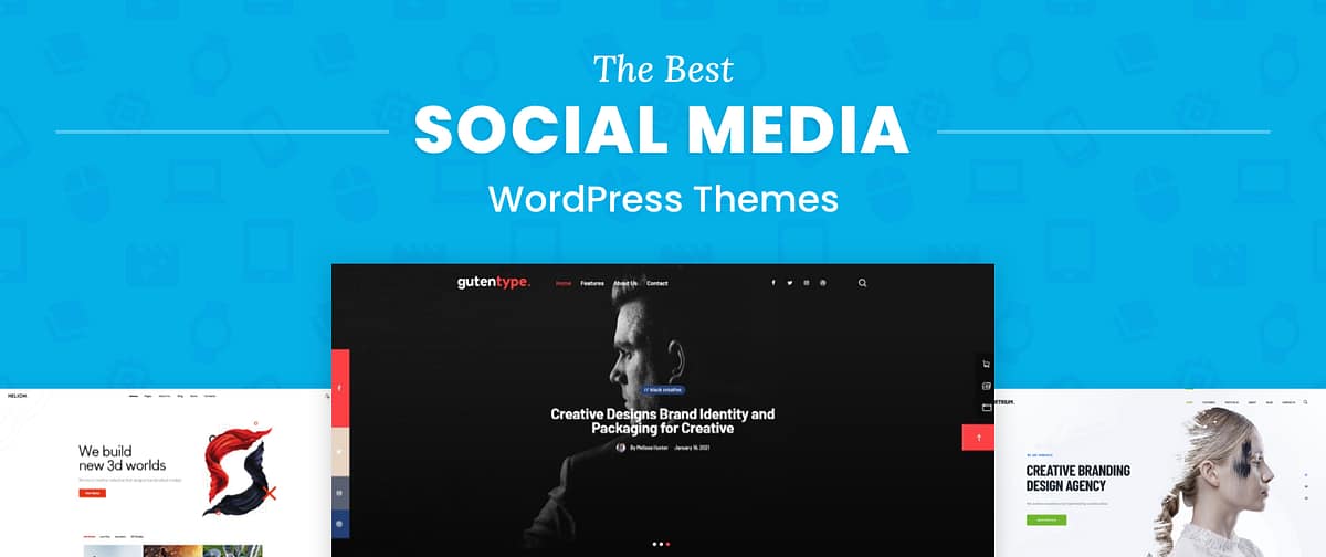 Social Media WordPress Themes