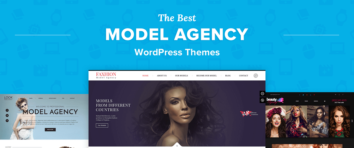 Model Agency WordPress Themes