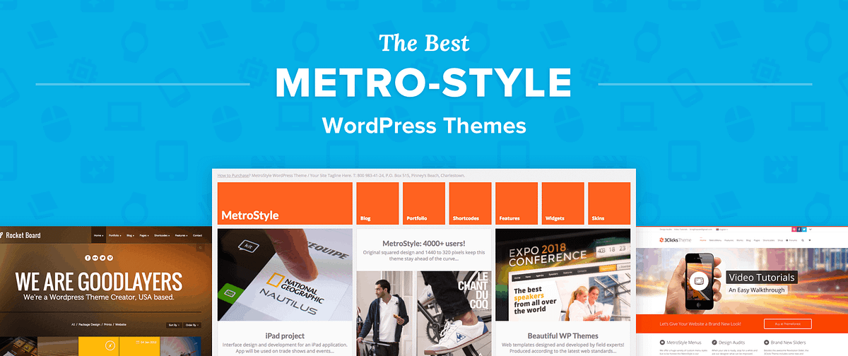 Best Metro Style WordPress Themes