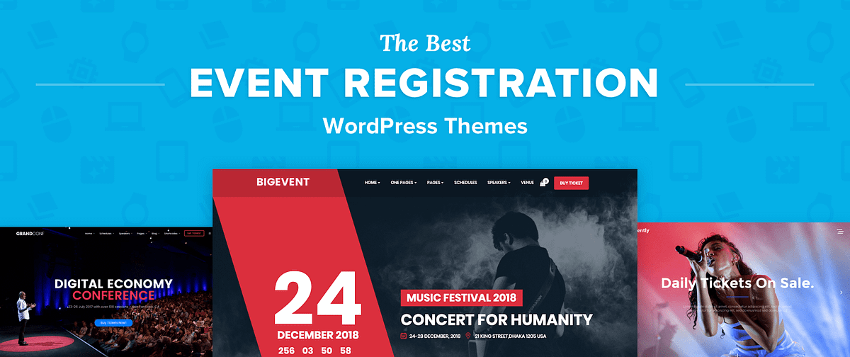 Event Registration WordPress Themes