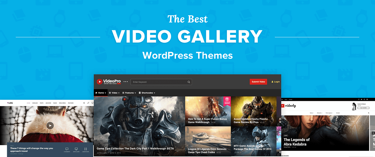 Video Gallery WordPress Themes