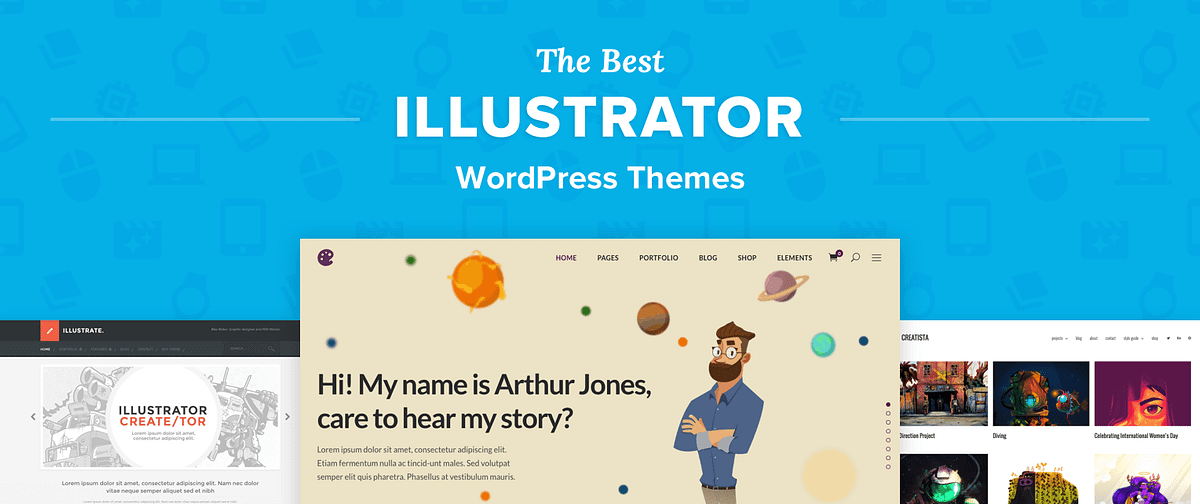 Illustrator WordPress Themes