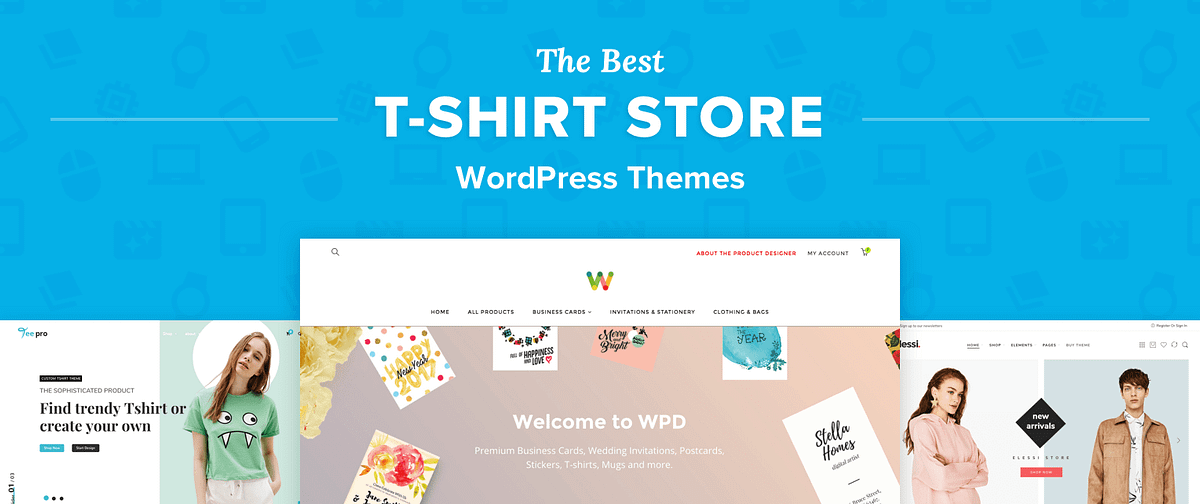 T-Shirt Store WordPress Themes
