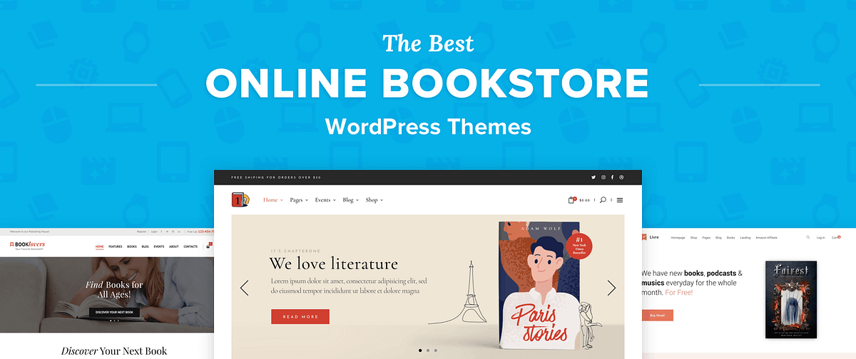 Bookstore WordPress Themes