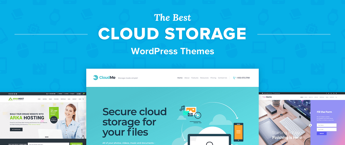 Cloud Storage WordPress Themes