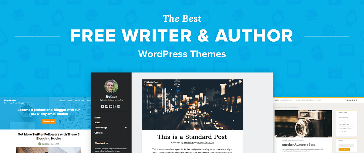 Free Writer WordPress Themes