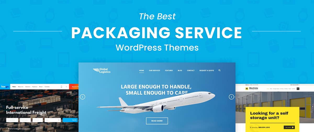Packaging Service WordPress Themes