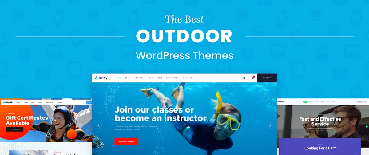 Outdoor WordPress Themes