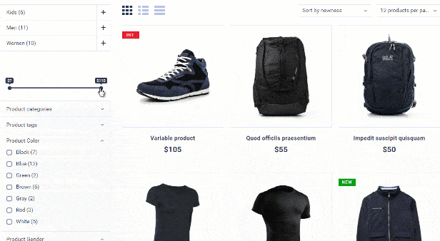 Product Filter