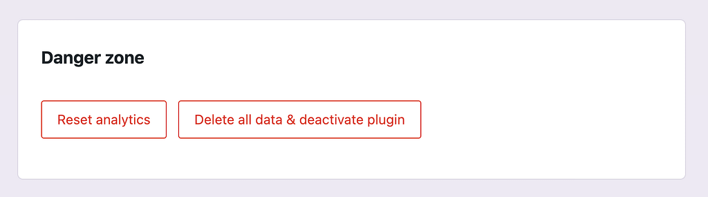 Delete all data