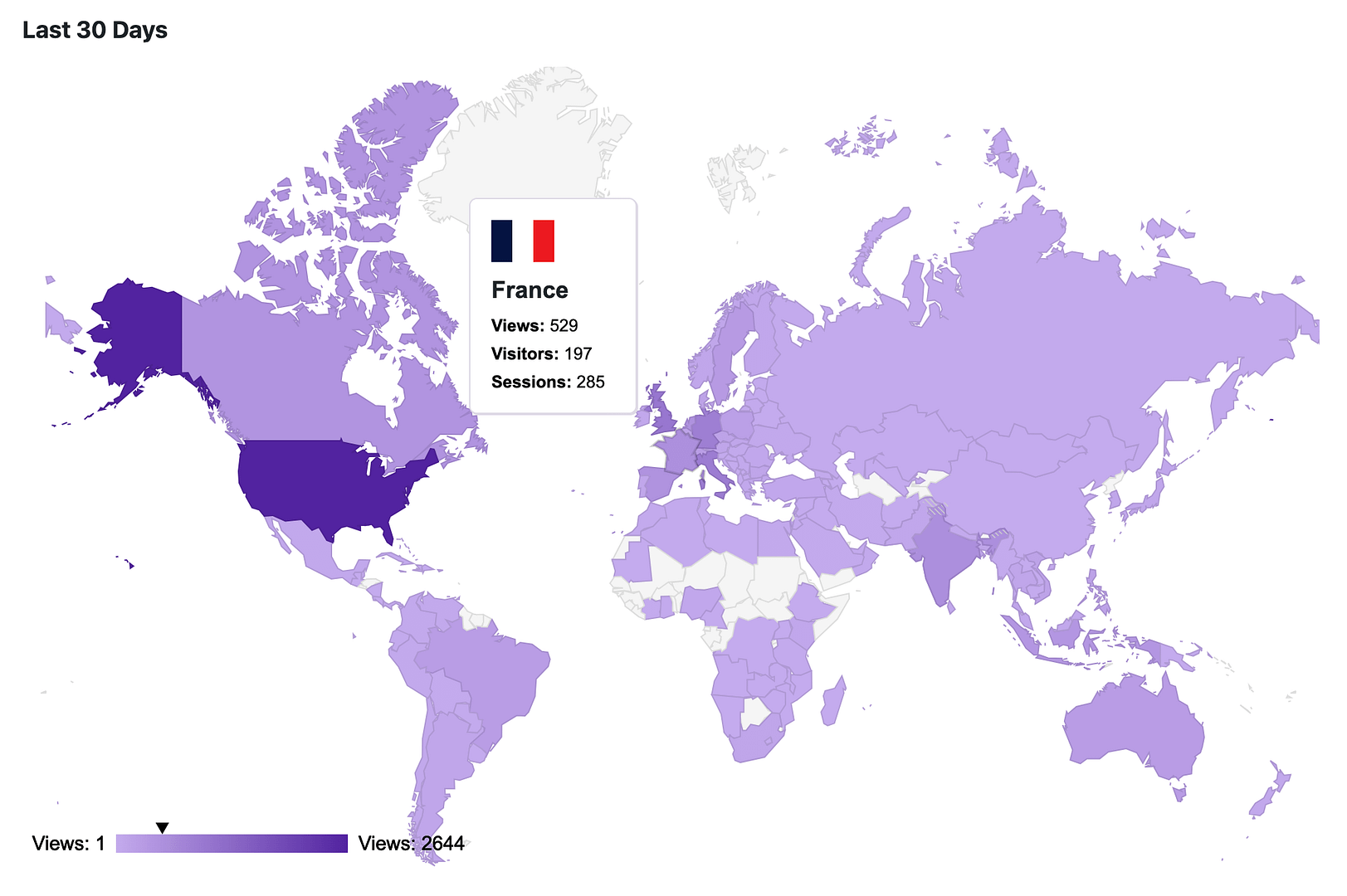 World map interaction