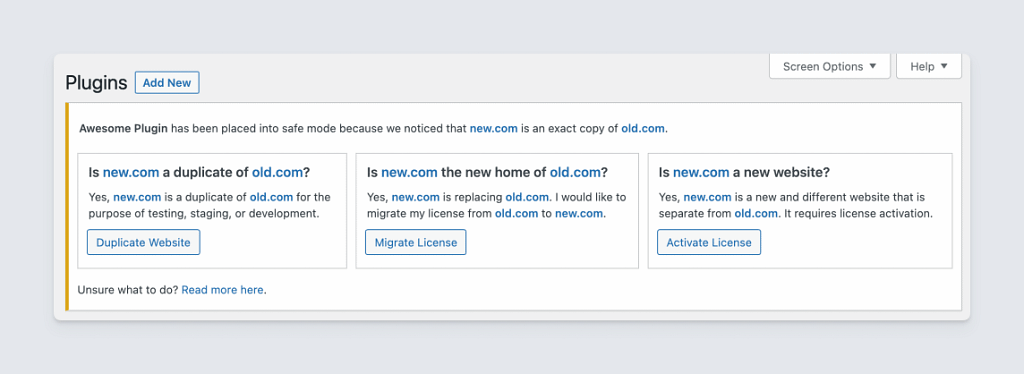 Freemius clone resolution