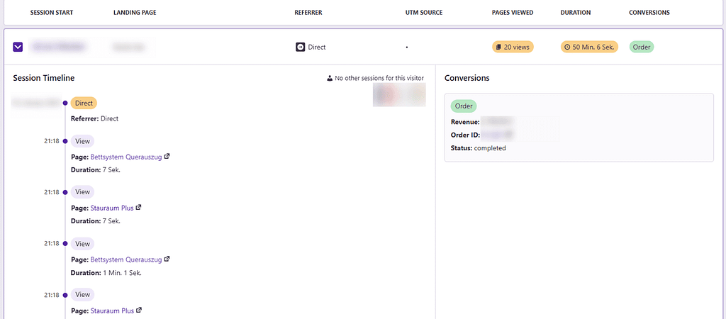 User flow case study vanfittery