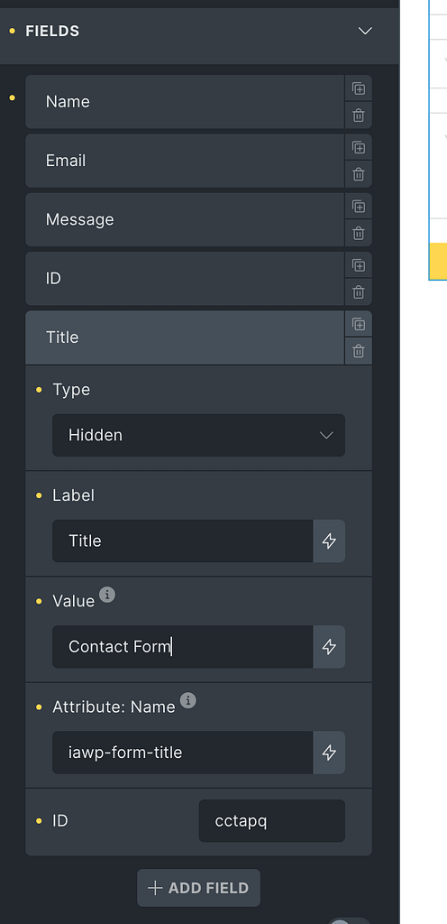 Bricks builder title