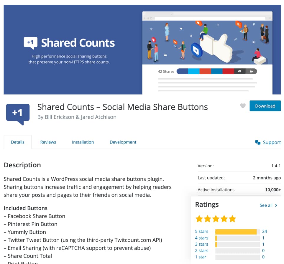 Shared counts