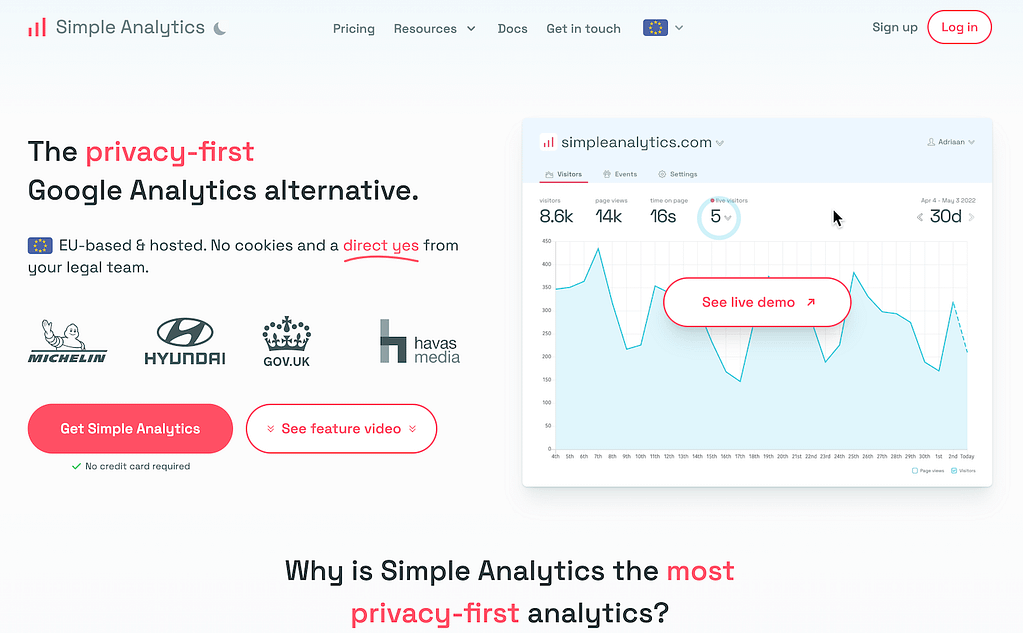 Simple analytics