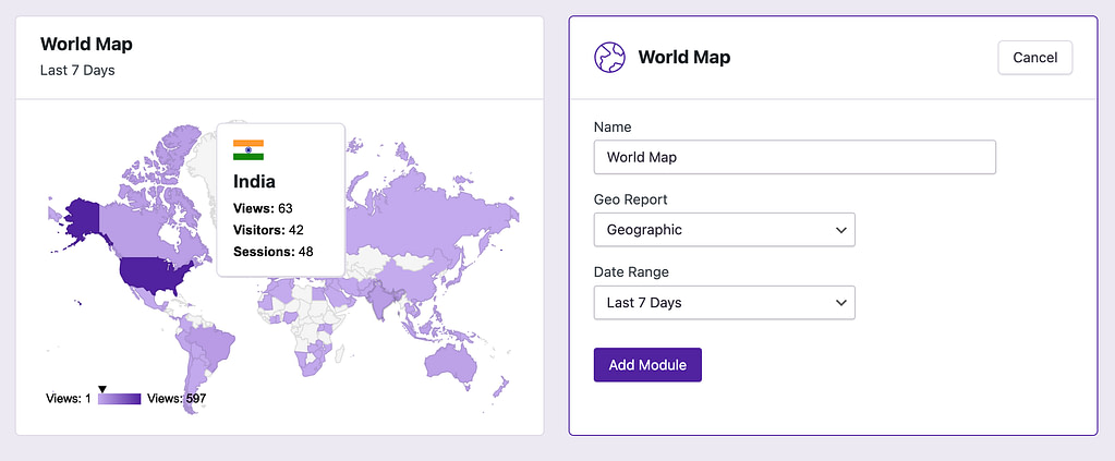 World Map module