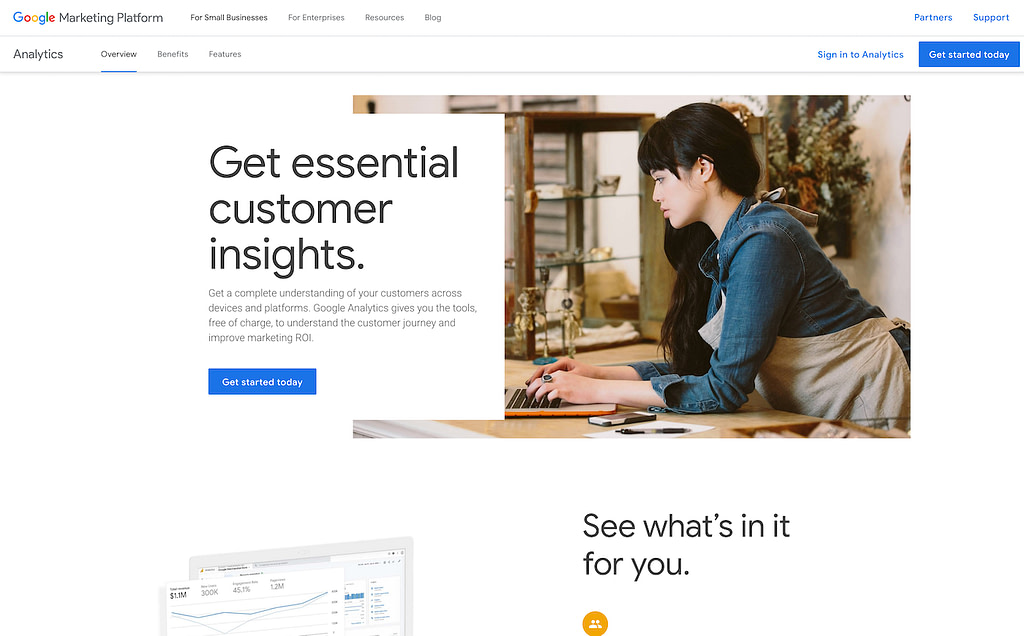 Google analytics website