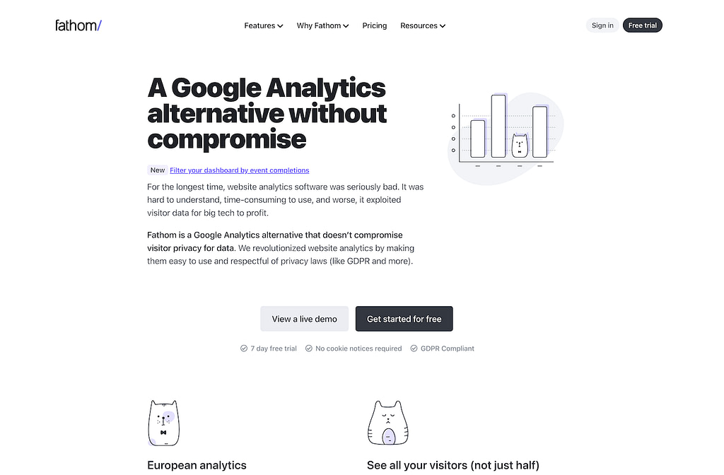 Fathom website