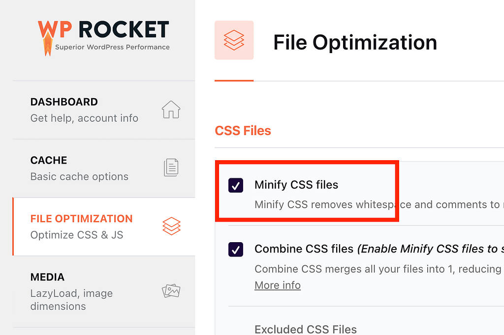 Wp rocket minify css