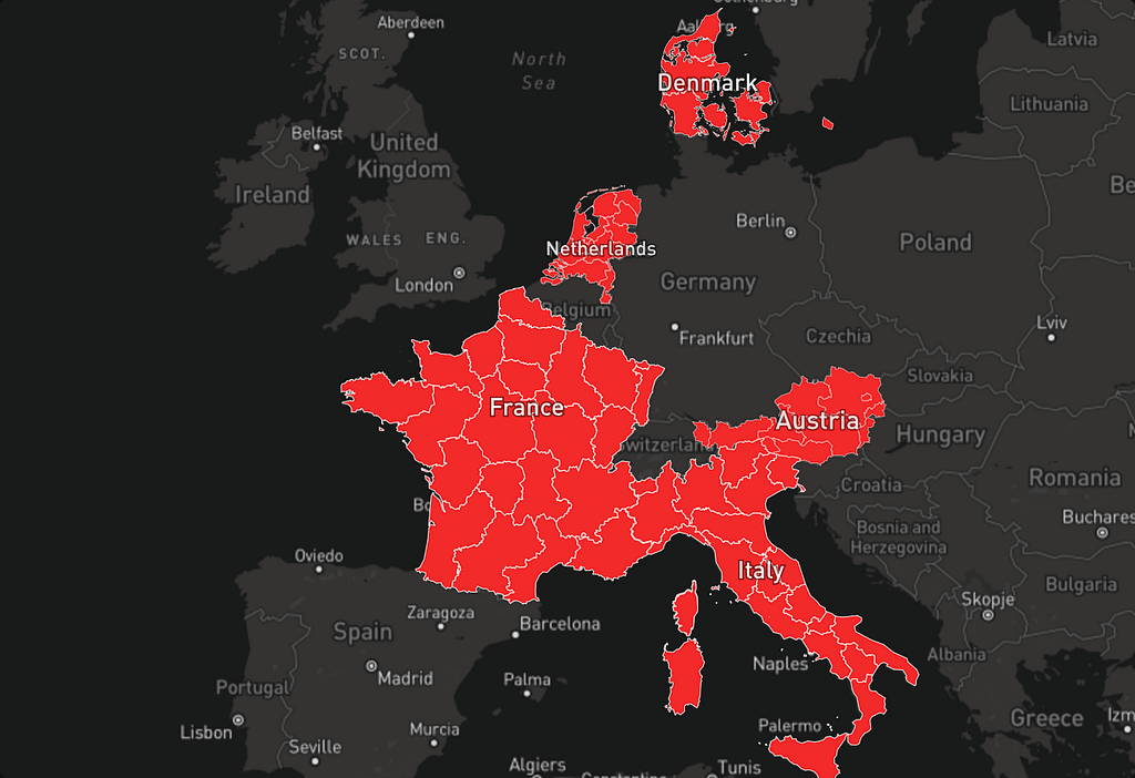 Countries where Google Analytics is illegal