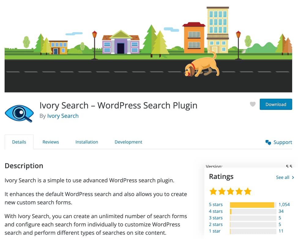 Ivory search plugin