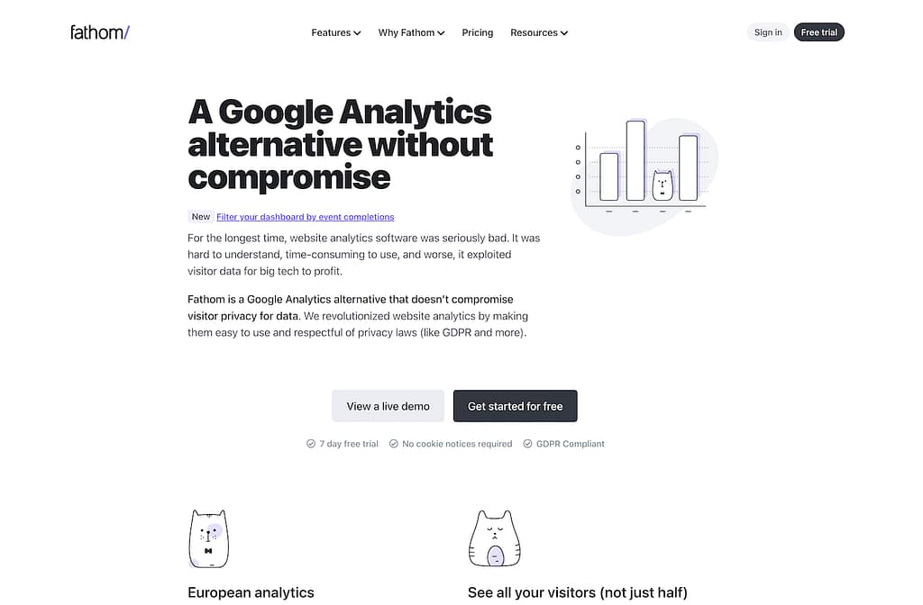 Fathom website