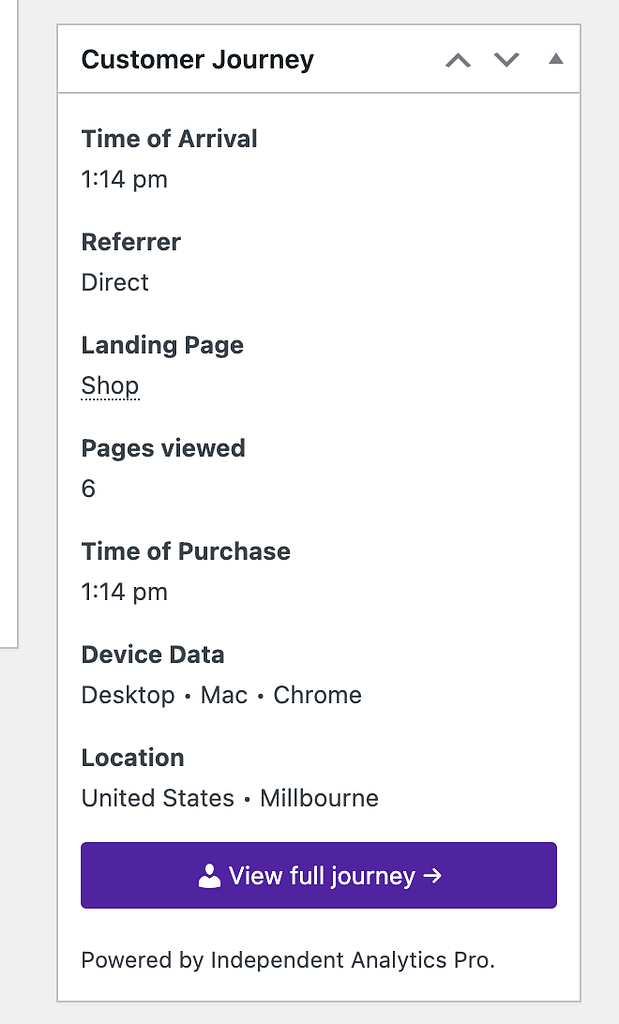 Order referrer box