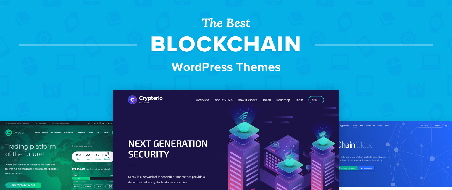 blockchain wordpress theme