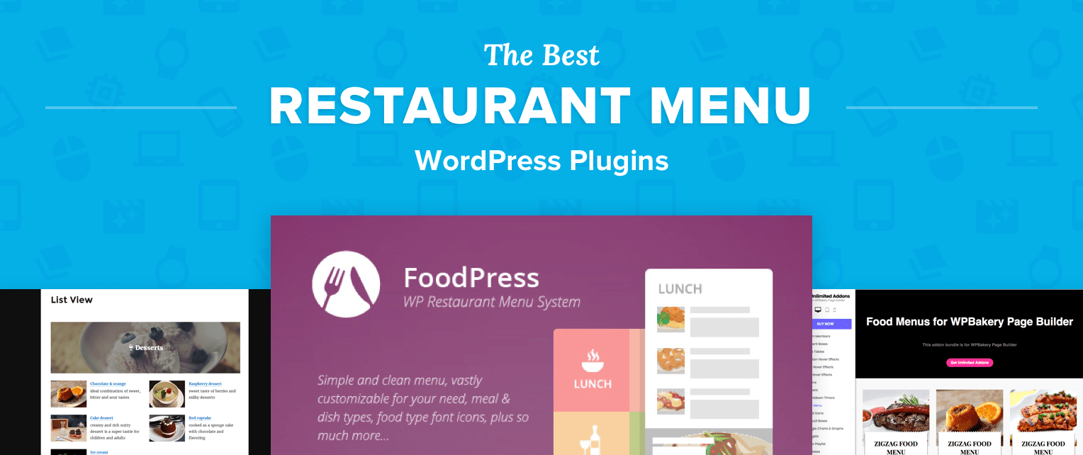 Plugin WordPress per menu ristorante