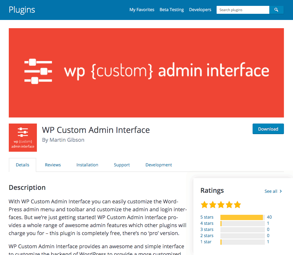 Wordpress admin. NETBOX-UI-plugin.