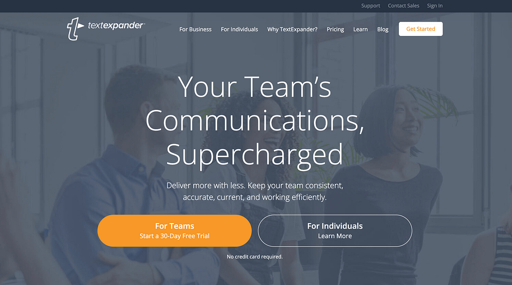 TextExpander Website