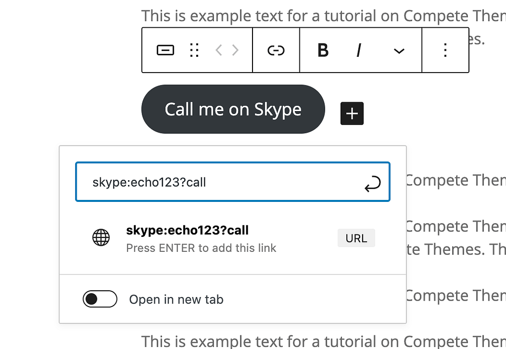 Skype Button Link