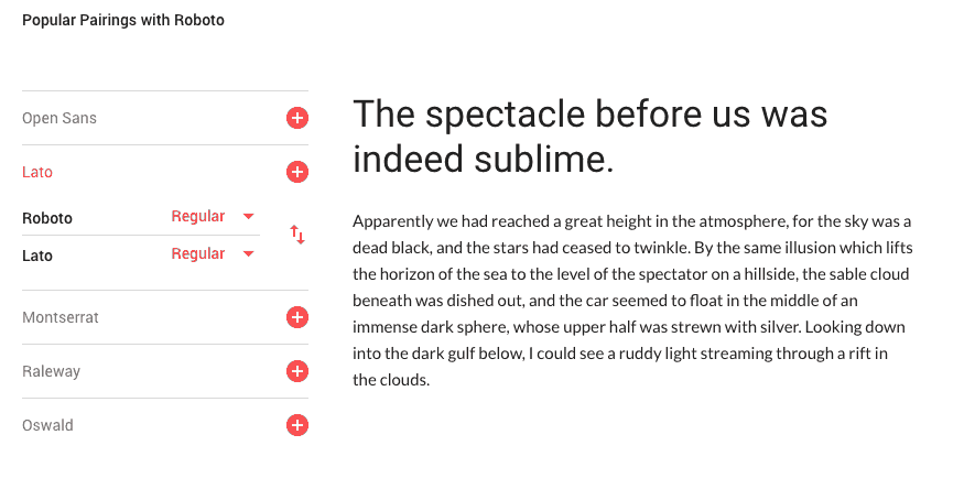 Font google