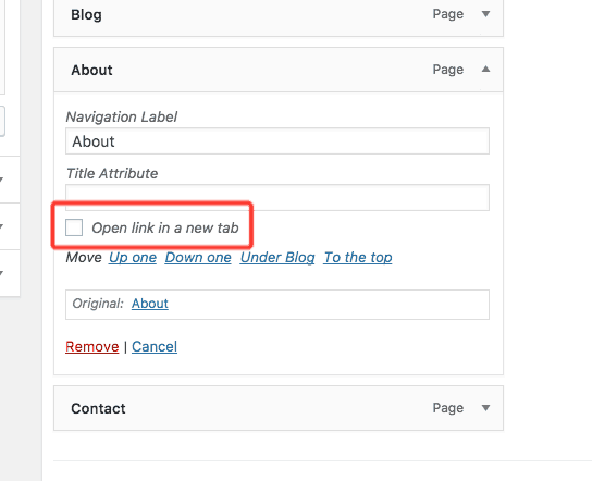 How To Make Wordpress Links Open In New Tabs Compete Themes