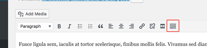 Toolbar toggle button screenshot