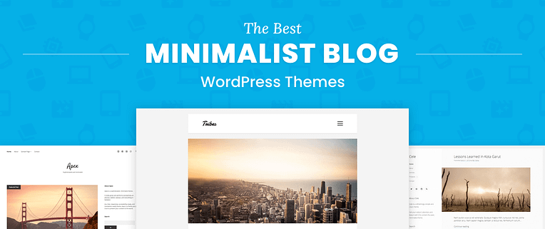 free minimalist wordpress blog themes