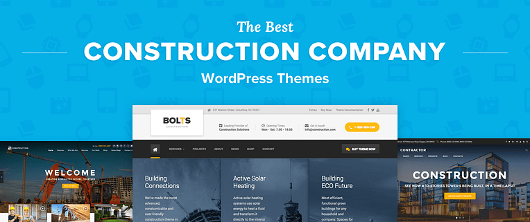 Construction Company Wordpress Themes