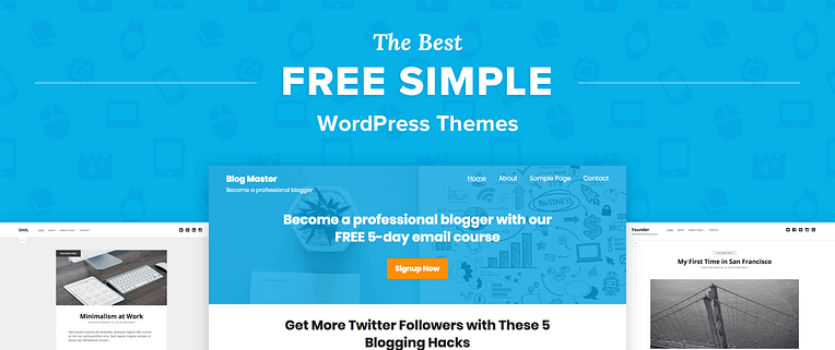 free simple wordpress themes