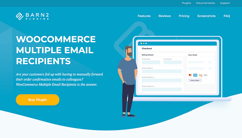 WooCommerce Multiple Email Recipients plugin