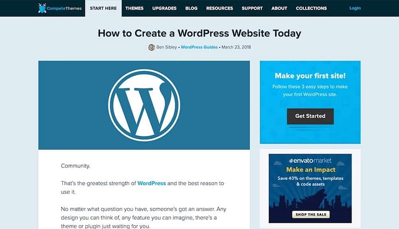 Create WordPress Website