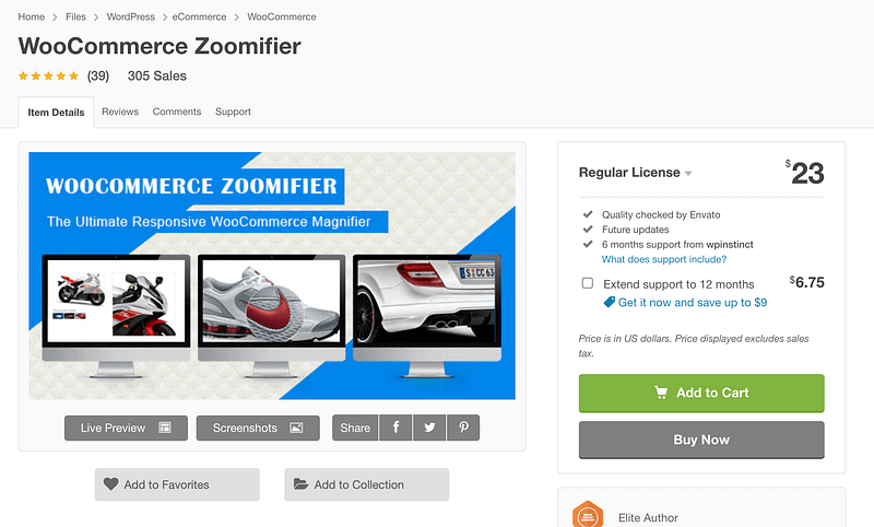 WooCommerce Zoomifier